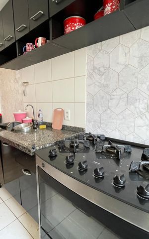 Apartamento à venda com 44m², 2 quartos e 1 vaga Apartamento à venda com 44m², 2 quartos e 1 vagaCozinha e Área de Serviço