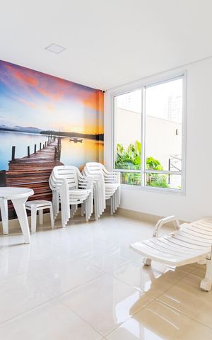 Apartamento para alugar com 41m², 1 quarto e 1 vaga Apartamento para alugar com 41m², 1 quarto e 1 vagaSauna