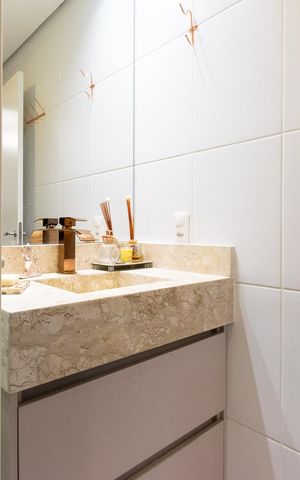 Apartamento para alugar com 41m², 1 quarto e 1 vaga Apartamento para alugar com 41m², 1 quarto e 1 vagaBanheiro