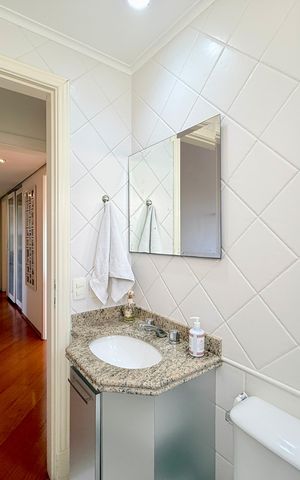 Apartamento para alugar com 120m², 4 quartos e 3 vagas Apartamento para alugar com 120m², 4 quartos e 3 vagasBanheiro Suíte 1