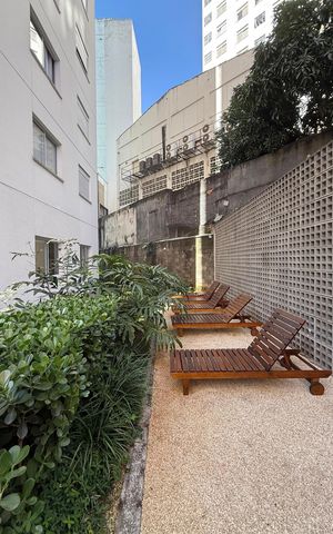 Apartamento para alugar com 25m², 1 quarto e sem vaga