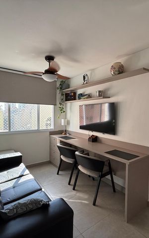 Apartamento para alugar com 25m², 1 quarto e sem vaga