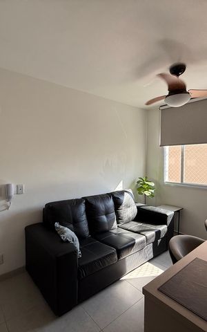 Apartamento para alugar com 25m², 1 quarto e sem vaga