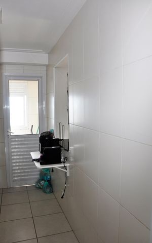 Apartamento para alugar com 46m², 2 quartos e 1 vaga Apartamento para alugar com 46m², 2 quartos e 1 vagaDetalhe - Cozinha Americana