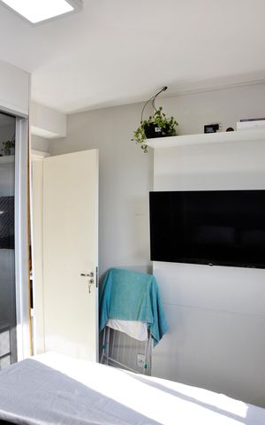 Apartamento para alugar com 46m², 2 quartos e 1 vaga Apartamento para alugar com 46m², 2 quartos e 1 vagaDetalhe - Quarto 01