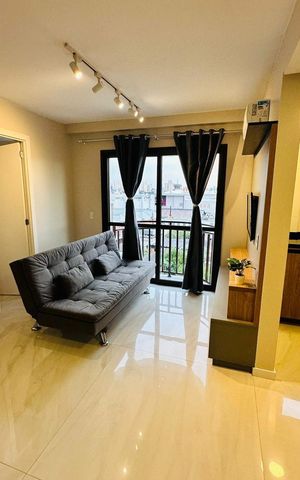 Studio à venda com 38m², 1 quarto e 1 vagaSala