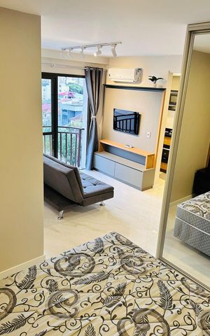 Studio à venda com 38m², 1 quarto e 1 vagaSala