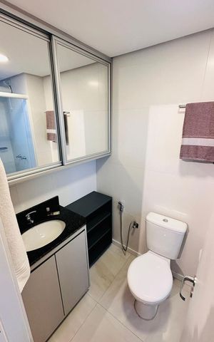 Studio à venda com 38m², 1 quarto e 1 vagaBanheiro