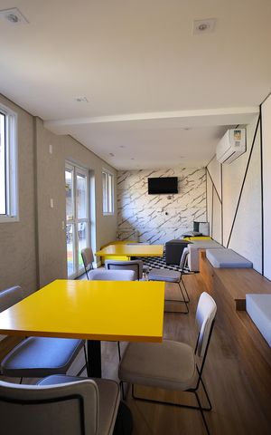 Apartamento para alugar com 40m², 2 quartos e sem vagaÁrea comum - Salão de festas