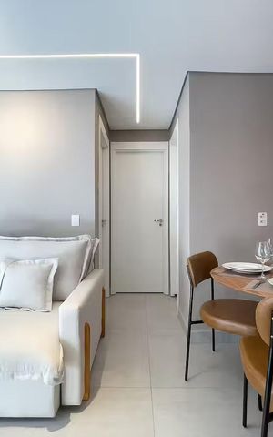 Apartamento à venda com 40m², 2 quartos e 1 vaga Apartamento à venda com 40m², 2 quartos e 1 vagaSala/Cozinha