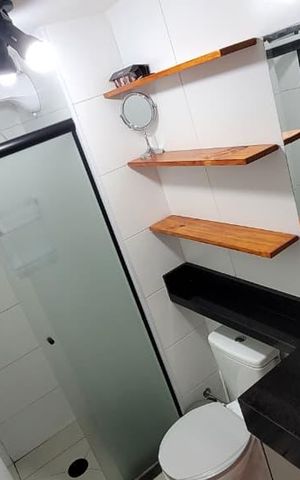 Apartamento para alugar com 35m², 2 quartos e sem vaga Apartamento para alugar com 35m², 2 quartos e sem vagaBanheiro
