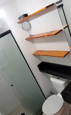Apartamento para alugar com 35m², 2 quartos e sem vaga Apartamento para alugar com 35m², 2 quartos e sem vagaBanheiro