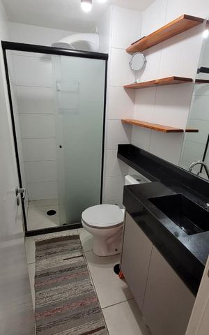 Apartamento para alugar com 35m², 2 quartos e sem vaga Apartamento para alugar com 35m², 2 quartos e sem vagaBanheiro