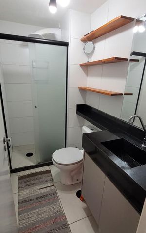 Apartamento para alugar com 35m², 2 quartos e sem vaga Apartamento para alugar com 35m², 2 quartos e sem vagaBanheiro