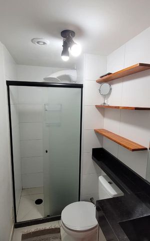 Apartamento para alugar com 35m², 2 quartos e sem vaga Apartamento para alugar com 35m², 2 quartos e sem vagaBanheiro