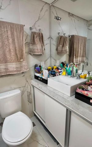 Apartamento à venda com 77m², 3 quartos e 2 vagas