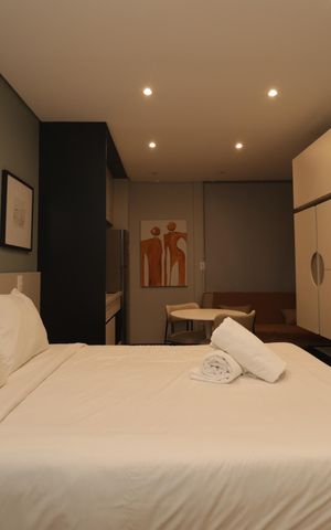 Apartamento para alugar com 28m², 1 quarto e sem vagaQuarto e Cozinha