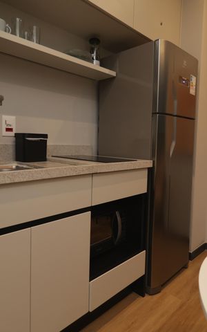 Apartamento para alugar com 28m², 1 quarto e sem vagaQuarto e Cozinha
