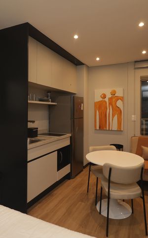 Apartamento para alugar com 28m², 1 quarto e sem vagaQuarto e Cozinha