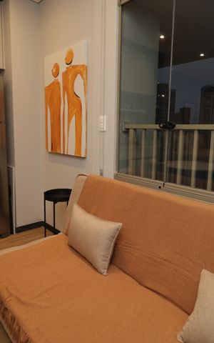 Apartamento para alugar com 28m², 1 quarto e sem vagaQuarto e Cozinha