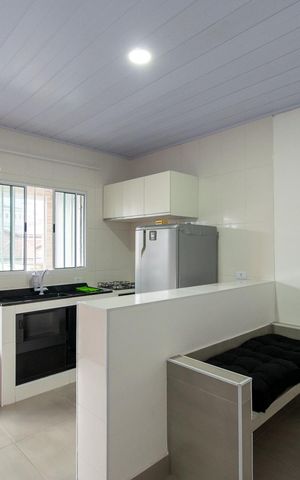 Studio para alugar com 35m², 1 quarto e sem vaga Studio para alugar com 35m², 1 quarto e sem vagaSala/Cozinha