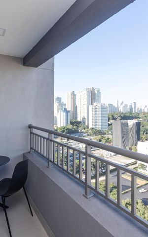 Studio para alugar com 17m², 1 quarto e sem vaga Studio para alugar com 17m², 1 quarto e sem vagaVaranda