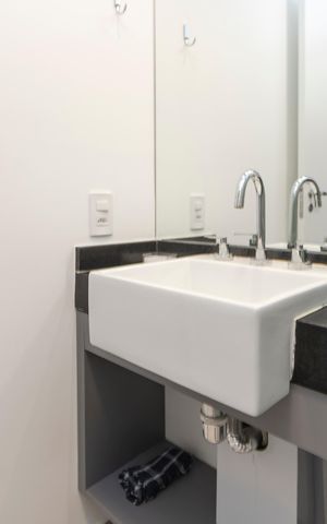 Studio para alugar com 17m², 1 quarto e sem vaga Studio para alugar com 17m², 1 quarto e sem vagaBanheiro