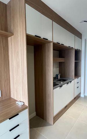 Apartamento à venda com 26m², 1 quarto e sem vaga Apartamento à venda com 26m², 1 quarto e sem vagaSala/Quarto