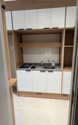 Apartamento à venda com 26m², 1 quarto e sem vaga Apartamento à venda com 26m², 1 quarto e sem vagaCozinha
