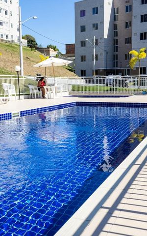 Apartamento à venda com 55m², 2 quartos e 1 vaga Apartamento à venda com 55m², 2 quartos e 1 vagaÁrea comum - Piscina