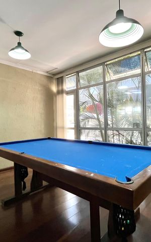 Apartamento para alugar com 50m², 1 quarto e 1 vaga Apartamento para alugar com 50m², 1 quarto e 1 vagaÁrea comum - Salão de Jogos
