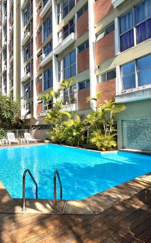 Apartamento para alugar com 50m², 1 quarto e 1 vaga Apartamento para alugar com 50m², 1 quarto e 1 vagaÁrea comum - Piscina