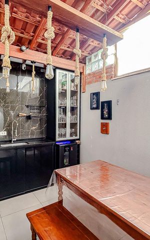 Casa à venda com 138m², 3 quartos e 2 vagasÁrea gourmet