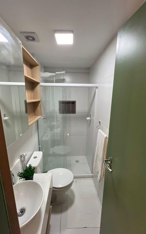 Apartamento para alugar com 35m², 1 quarto e 1 vaga Apartamento para alugar com 35m², 1 quarto e 1 vagaBanheiro