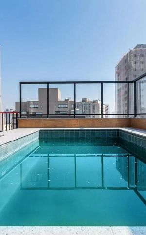 Apartamento à venda com 34m², 2 quartos e sem vaga Apartamento à venda com 34m², 2 quartos e sem vagaPiscina