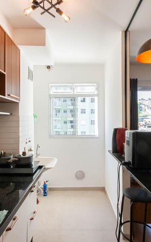 Apartamento para alugar com 55m², 2 quartos e 1 vagaCozinha e Área de Serviço