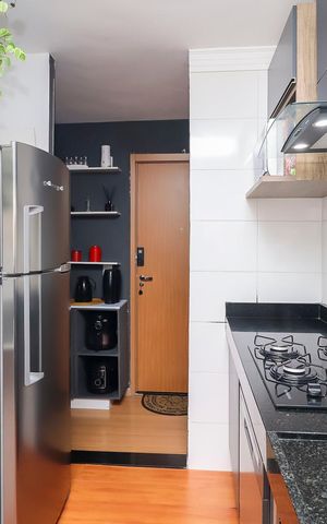 Apartamento à venda com 43m², 2 quartos e 1 vagaCozinha e Área de Serviço