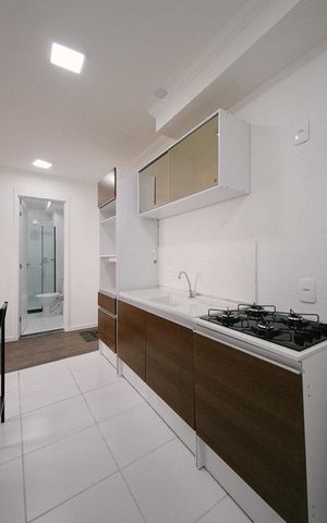 Apartamento à venda com 33m², 2 quartos e sem vaga Apartamento à venda com 33m², 2 quartos e sem vagaCozinha e Área de Serviço