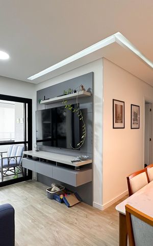 Apartamento à venda com 60m², 2 quartos e 2 vagas Apartamento à venda com 60m², 2 quartos e 2 vagasSala