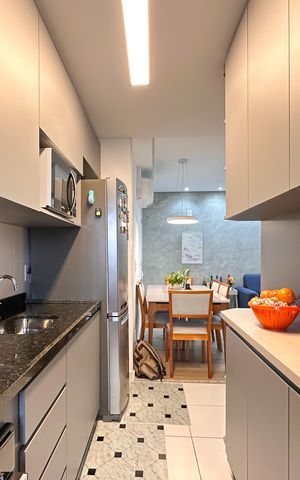 Apartamento à venda com 60m², 2 quartos e 2 vagas Apartamento à venda com 60m², 2 quartos e 2 vagasCozinha