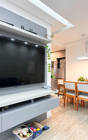 Apartamento à venda com 60m², 2 quartos e 2 vagas Apartamento à venda com 60m², 2 quartos e 2 vagasSala