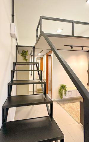 Studio para alugar com 24m², 1 quarto e sem vagaEscada
