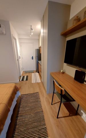 Apartamento à venda com 22m², 1 quarto e sem vaga Apartamento à venda com 22m², 1 quarto e sem vagaSala/Quarto