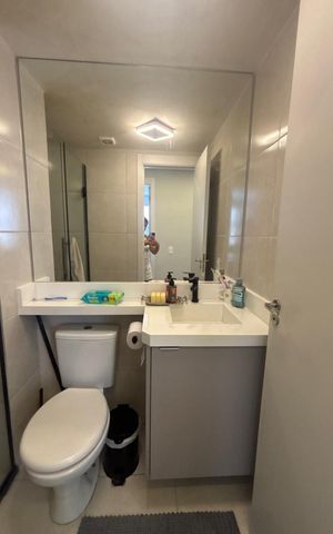 Apartamento para alugar com 38m², 2 quartos e 1 vaga Apartamento para alugar com 38m², 2 quartos e 1 vagaBanheiro