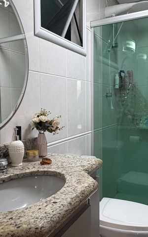 Apartamento para alugar com 96m², 2 quartos e 2 vagasBanheiro Social