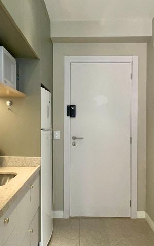Studio para alugar com 23m², 1 quarto e sem vaga Studio para alugar com 23m², 1 quarto e sem vagaCozinha