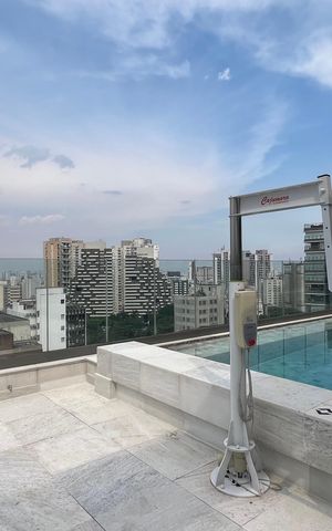 Studio para alugar com 23m², 1 quarto e sem vaga Studio para alugar com 23m², 1 quarto e sem vagaPiscina