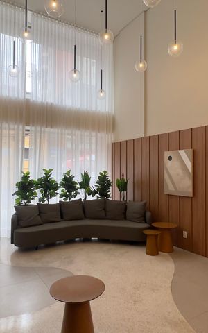 Studio para alugar com 23m², 1 quarto e sem vaga Studio para alugar com 23m², 1 quarto e sem vagaHall de entrada