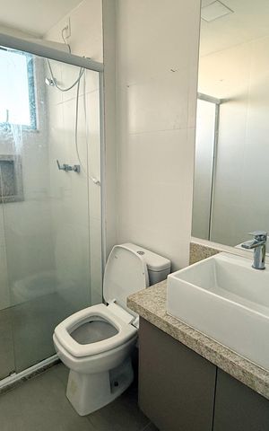 Apartamento para alugar com 65m², 1 quarto e 1 vaga Apartamento para alugar com 65m², 1 quarto e 1 vagaBanheiro