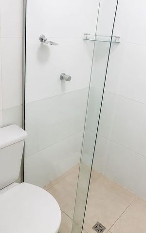 Studio para alugar com 25m², 1 quarto e sem vaga Studio para alugar com 25m², 1 quarto e sem vagaBanheiro